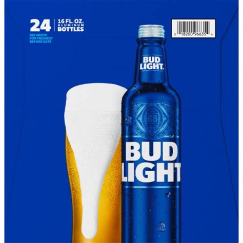 Bud Light® Reclosable Aluminum Beer Bottles, 24 bottles / 16 fl oz ...