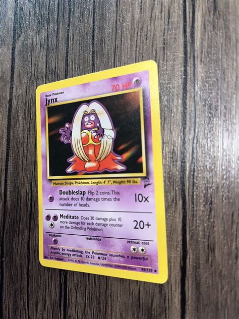 Pok Mon Tcg Jynx Base Set Regular Unlimited Uncommon Ebay