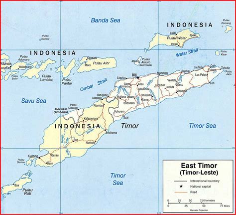 Peta Timor Leste | Web Sejarah