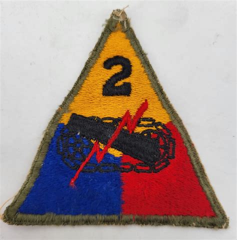 insigne Patch 2eme Blindée US Militaria du bocage