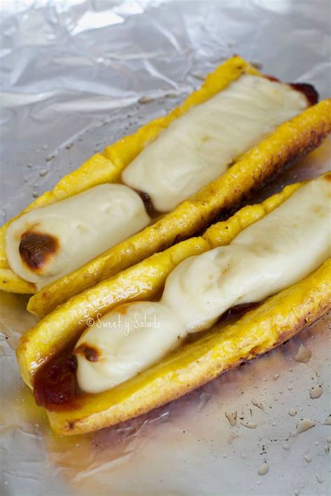 Sweet Plantains With Cheese Guava Paste Sweet Y Salado Recipe