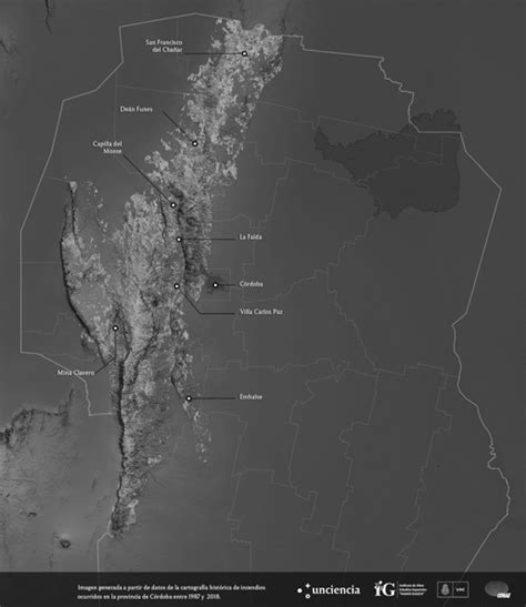 El Instituto Gulich Cartografió Los Incendios Que Afectaron Las Sierras