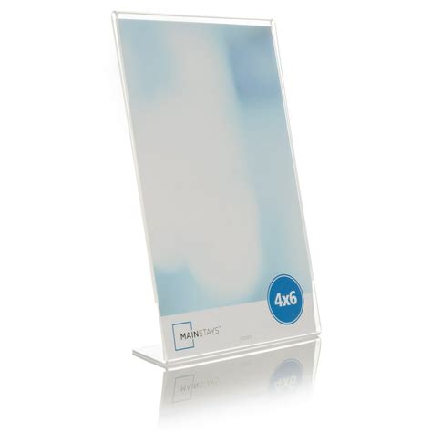 Mainstays 4 X 6 Clear Acrylic Self Standing Frame