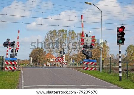 Railroad Crossing Netherlands Stock Photo 79239670 - Shutterstock