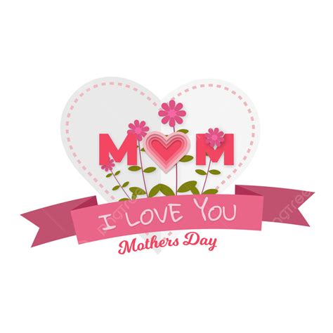 Happy Mother Day Vector Art Png Happy Mother S Day With Love