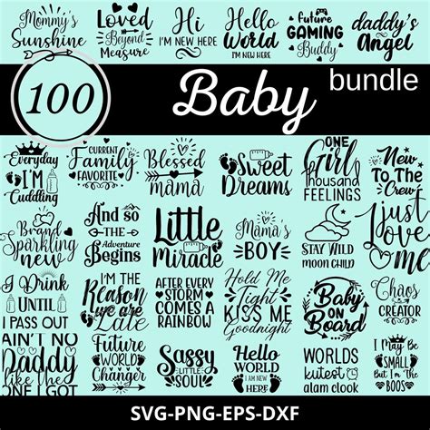 Baby Svg Bundle Kids Svg Bundle Baby Bundle Baby Svg Quote Bundle