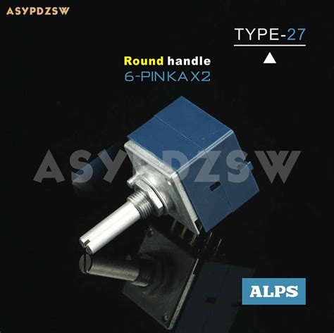 Pin Original Alps Type Round Handle Volume Potentiometer Rk Ka