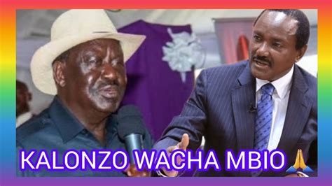 SHOCKAS KALONZO MUSYOKA FORCEFULLY ASL RAILA ODINGA TO ENDORSE HIM IN