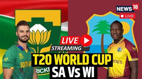 T20 World Cup Live South Africa Vs West Indies Scoreboard Sa Vs Wi