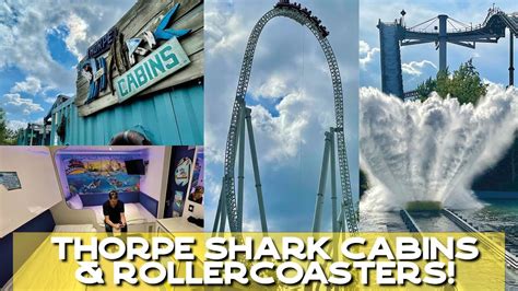 Thorpe Park Tour And Review And Thorpe Shark Cabins Youtube