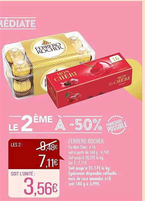 Promo Ferrero Rocher Chez Match ICatalogue Fr