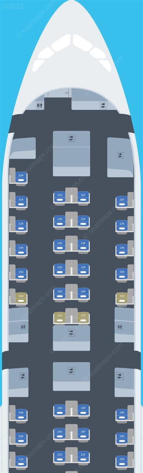 Seat Map Of Singapore Airlines Airbus A350 900 Aircraft