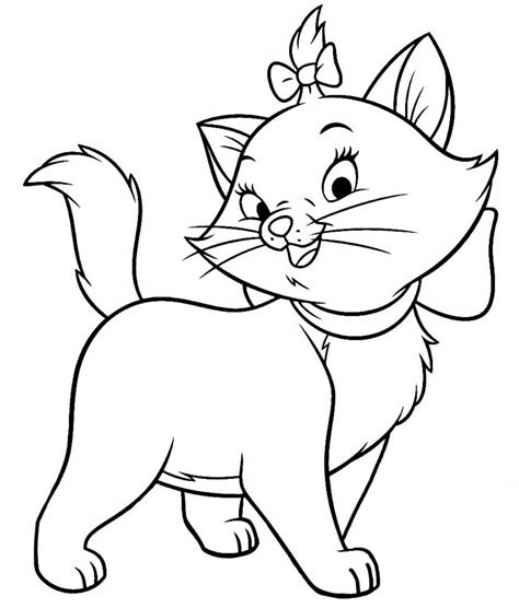 Desenhos Da Gatinha Marie Para Colorir Bora Colorir