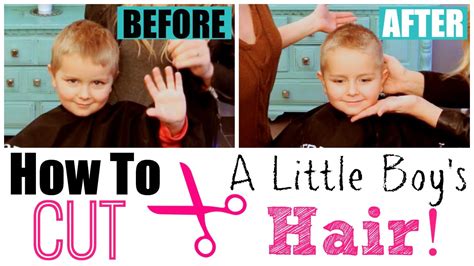 Easy Boy Haircut Tutorial How To Cut Boys Hair At Home With Clippers And Scissors Youtube