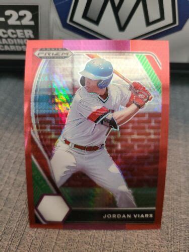 JORDAN VIARS RC 2021 Panini Prizm Draft Hyper Red Purple 84 ROOKIE MLB