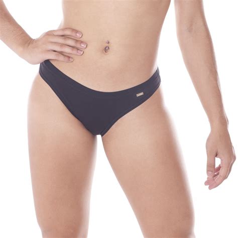 Calcinha Moda Intima Lingerie Tanga Algod O Feminina Loba Lupo Preto