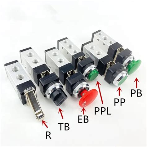 MSV86522 Series 2 Position 5 Way Mechanical Valve MSV86522 R EB PPL TB