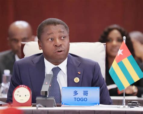 FOCAC 2024 les propositions de Faure Gnassingbé pour une gouvernance