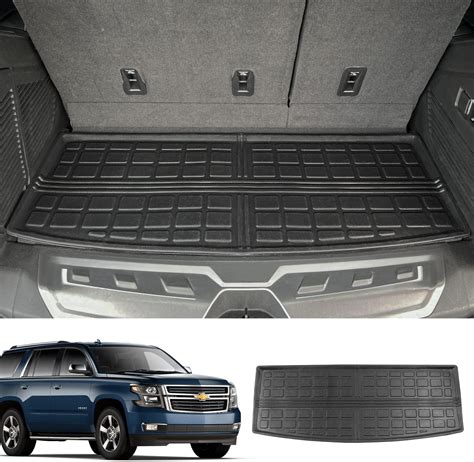 Xipoqix Cargo Liner Backrest Mat Compatible With 2022 2024 Chevy Tahoe Gmc Yukon