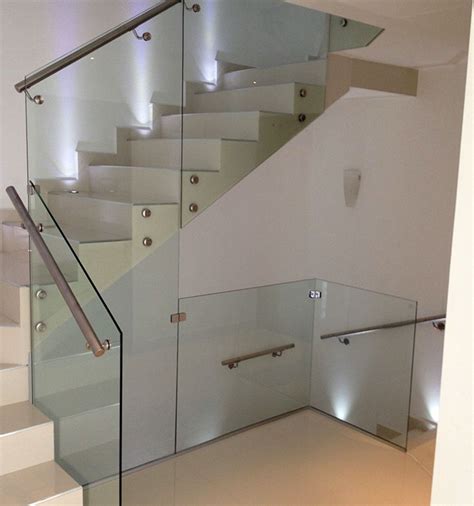 Indoor Stair Railing Staircase Railings Stairwell Glass Handrail