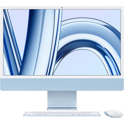 Apple 24 Imac With M3 Chip Blue Mqrr3lla Bandh Photo Video