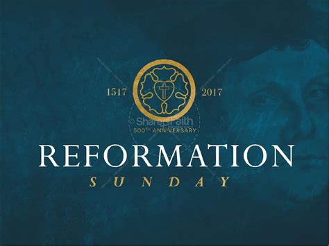 Martin Luther Reformation Day PowerPoint Template | Clover Media