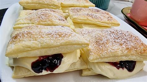 Sono Spariti In 1 Minuto Pasticcini Di Pasta Sfoglia Con Crema