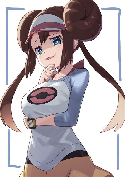 long hair brunette solo anime anime girls Pokémon Rosa Pokémon