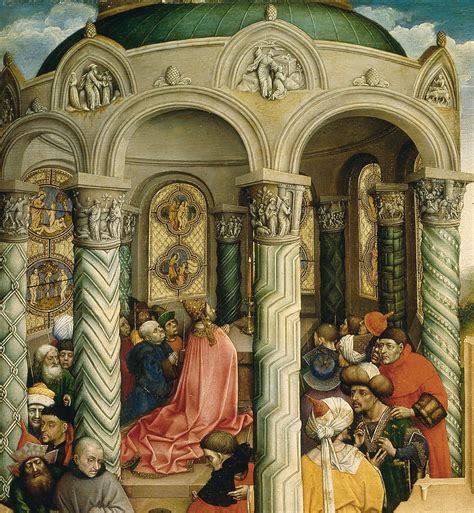 Robert Campin Los Desposorios De La Virgen Detail