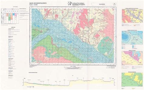 Mapa Geomorfológico del IGME a escala 1 50 000 Hoja 354 Alagón