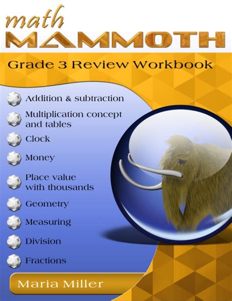 Math Mammoth Grade 3 Review Workbook