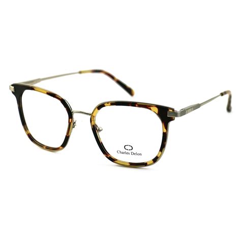 Eyeglasses Womens Havana Brown Frames Square 51 20 140 By Charles Delon