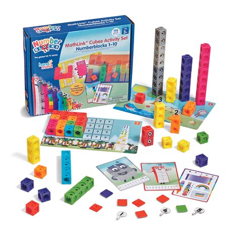 Hand2mind Mathlink Cubes Numberblocks 1 10 Juego De Actividades