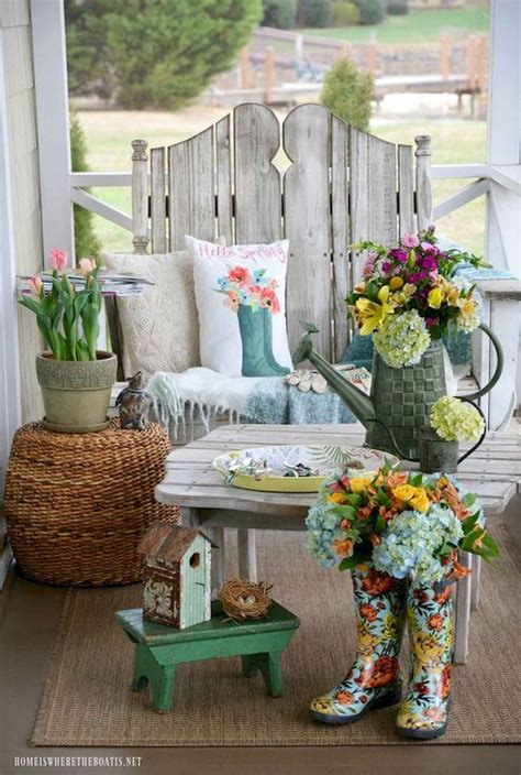 03 Gorgeous Spring Front Porch Decorating Ideas Decornamentation