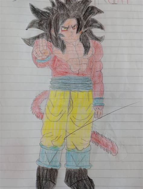 Goku ssj 4 fanart by Kevinmix2020 on DeviantArt