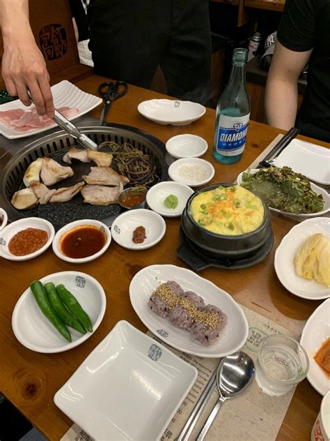 부산 해운대 맛집 서비스 최고에 고기도 맛있는 고반식당 다 구워줘서 편하게 먹구 왔어용 네이버 블로그