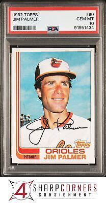 Topps Jim Palmer Orioles Hof Psa B Ebay