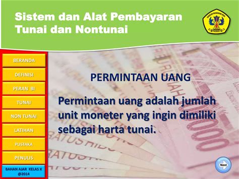 Sistem Pembayaran Tunai Dan Nontunai Ppt