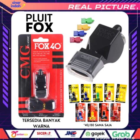 Jual Peluit Fox 40 Fox 80 Pluit Wasit Tukang Parkir Traffic Hiking Shopee Indonesia