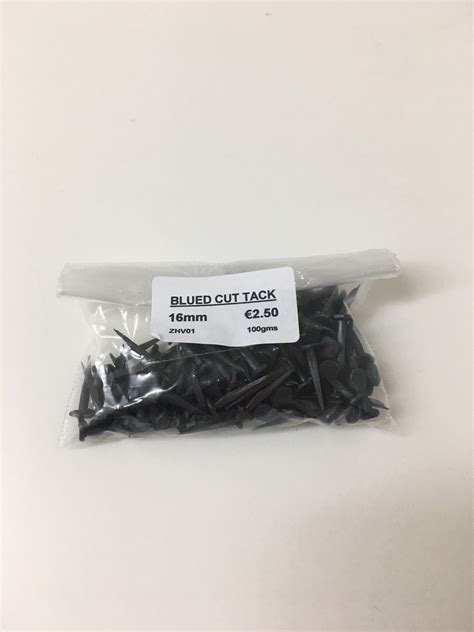 Blued Cut Upholstery Tacks 100gram Packet