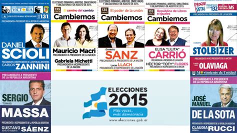 Estas Son Las Boletas Oficializadas Para Las Elecciones Paso