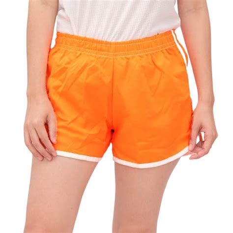 Swim Short Tactel Feminino Evolutiva Laranja Neon Submarino