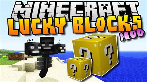 Minecraft Lucky Blocks Mod Showcase Youtube