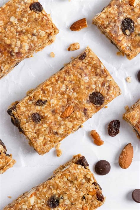 No Bake Trail Mix Bars Lemons Zest