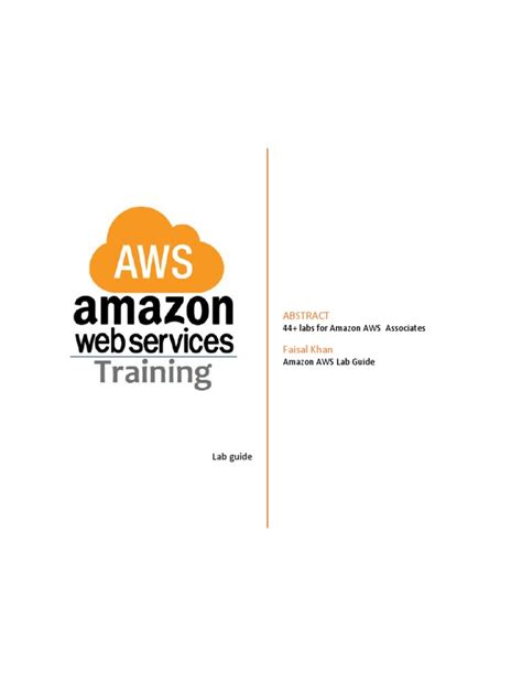 Lab Guide 44 Labs For Amazon Aws Associates Amazon Aws Lab Guide