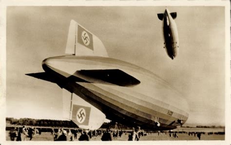 Ansichtskarte Postkarte Luftschiffe LZ 129 Hindenburg Akpool De