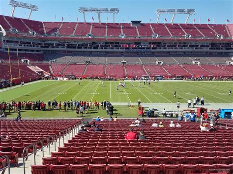 Section 119 View and Seating Guide for Raymond James Stadium 6