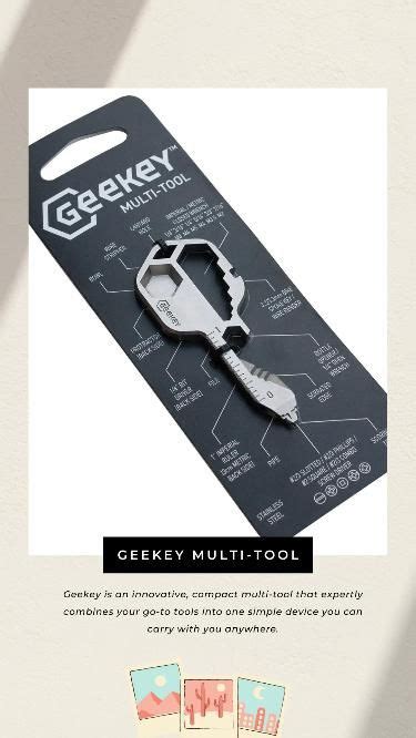 Geekey Multi Tool Multitool Bottle Spoke Wrench