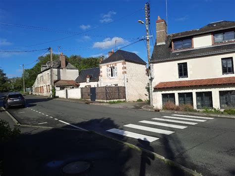 Candé sur Beuvron Vue de la route de blois Le passage du boucher