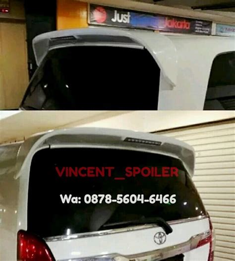 Jual Spoiler Innova Luxury Plastik Spoiler Bagian Belakang Atas Kaca